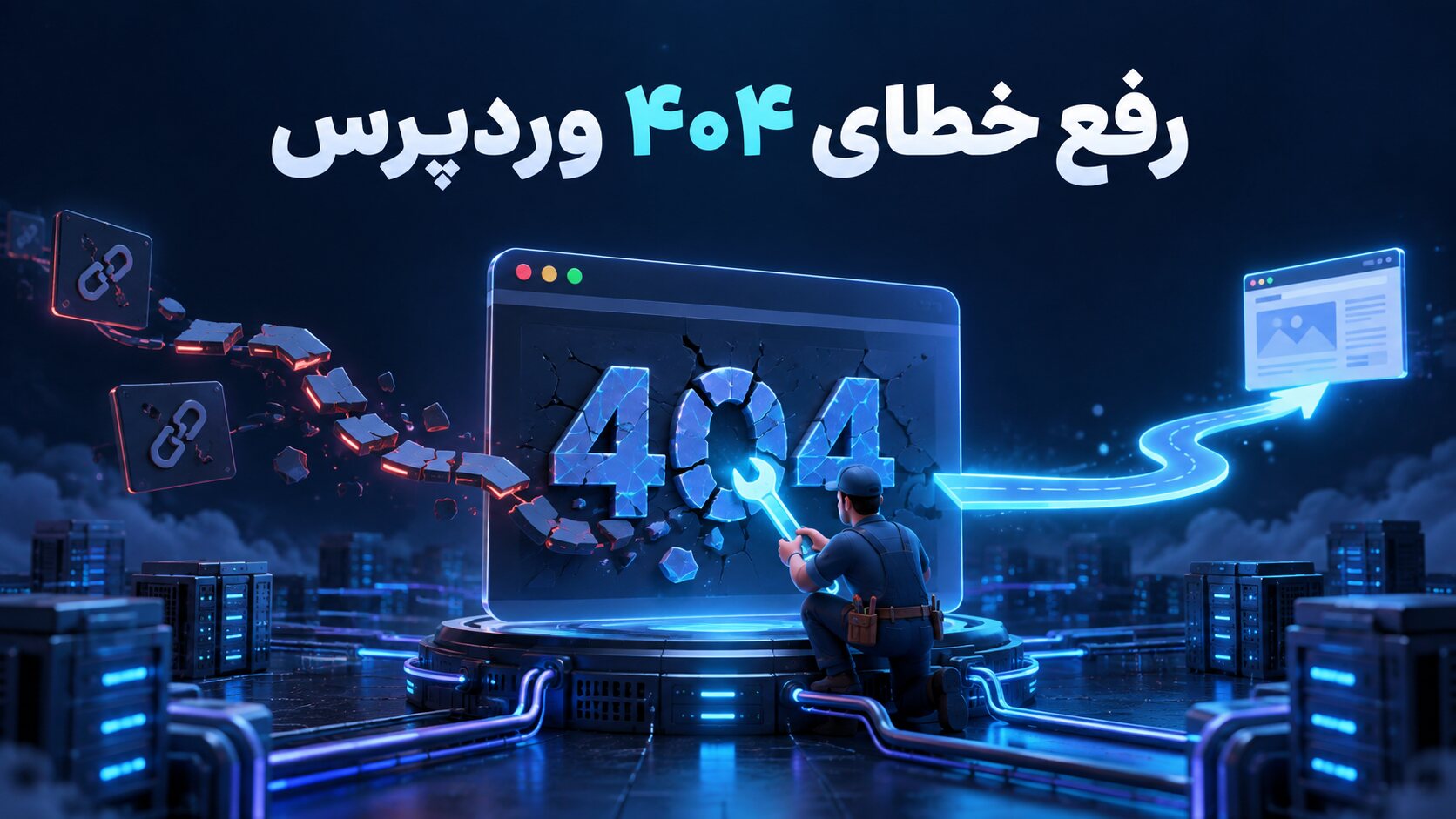 رفع خطای ۴۰۴ وردپرس و بازسازی مسیر صفحه