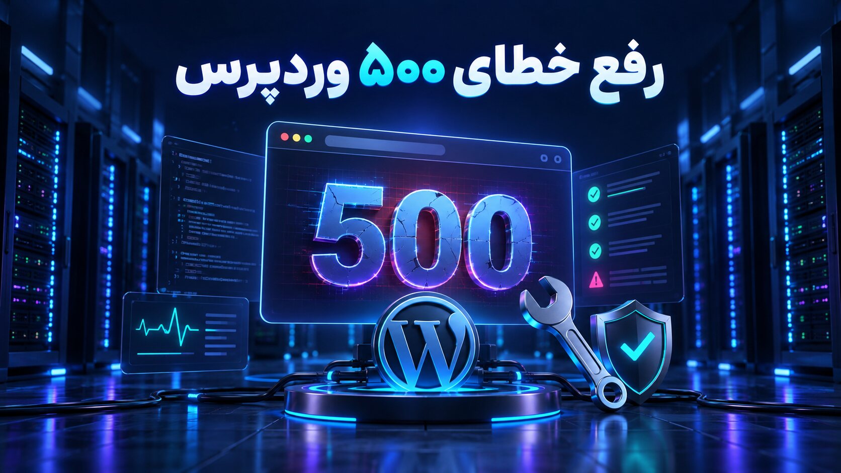 رفع خطای ۵۰۰ وردپرس با بررسی سرور، لاگ خطا و ابزارهای عیب‌یابی